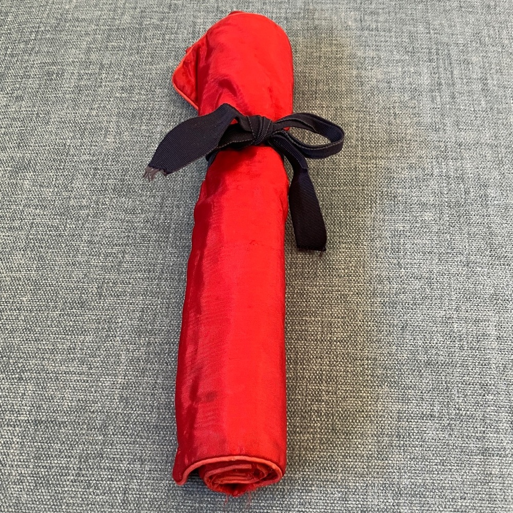 Red Knitting Needle Storage Bag